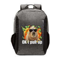 Ok I Pull Up Capybara Funny Meme Vector Backpack