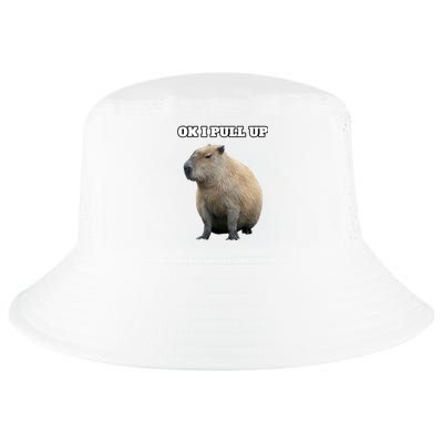 Ok I Pull Up Capybara Gift Funny Capybara Meme Ok I Pull Up Cool Comfort Performance Bucket Hat