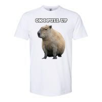 Ok I Pull Up Capybara Gift Funny Capybara Meme Ok I Pull Up Softstyle® CVC T-Shirt