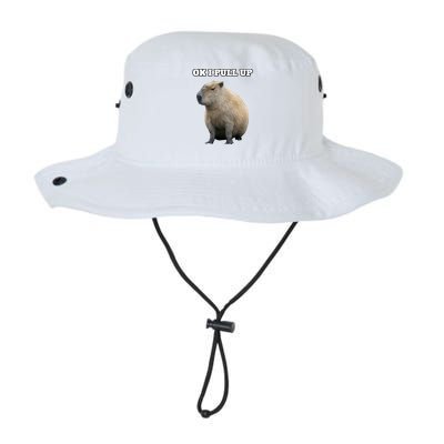 Ok I Pull Up Capybara Gift Funny Capybara Meme Ok I Pull Up Legacy Cool Fit Booney Bucket Hat