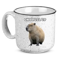 Ok I Pull Up Capybara Gift Funny Capybara Meme Ok I Pull Up 15oz Campfire Ceramic Mug