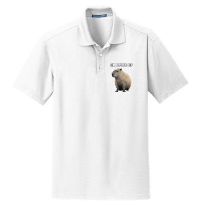 Ok I Pull Up Capybara Gift Funny Capybara Meme Ok I Pull Up Dry Zone Grid Polo