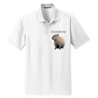 Ok I Pull Up Capybara Gift Funny Capybara Meme Ok I Pull Up Dry Zone Grid Polo