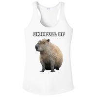 Ok I Pull Up Capybara Gift Funny Capybara Meme Ok I Pull Up Ladies PosiCharge Competitor Racerback Tank