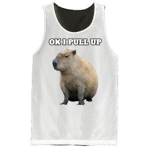 Ok I Pull Up Capybara Gift Funny Capybara Meme Ok I Pull Up Mesh Reversible Basketball Jersey Tank