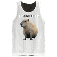 Ok I Pull Up Capybara Gift Funny Capybara Meme Ok I Pull Up Mesh Reversible Basketball Jersey Tank