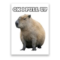 Ok I Pull Up Capybara Gift Funny Capybara Meme Ok I Pull Up Poster