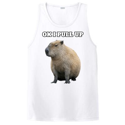 Ok I Pull Up Capybara Gift Funny Capybara Meme Ok I Pull Up PosiCharge Competitor Tank