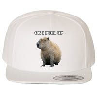 Ok I Pull Up Capybara Gift Funny Capybara Meme Ok I Pull Up Wool Snapback Cap