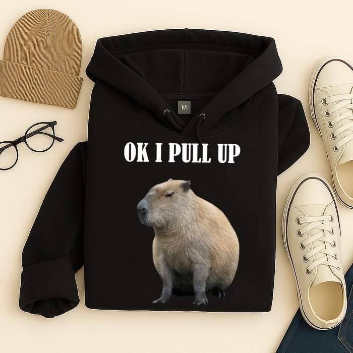 Ok I Pull Up Capybara Funny Hoodie