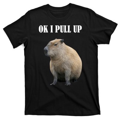 Ok I Pull Up Capybara Funny T-Shirt