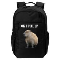 Ok I Pull Up Capybara Funny Backpack