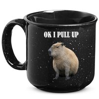 Ok I Pull Up Capybara Funny 15oz Campfire Ceramic Mug