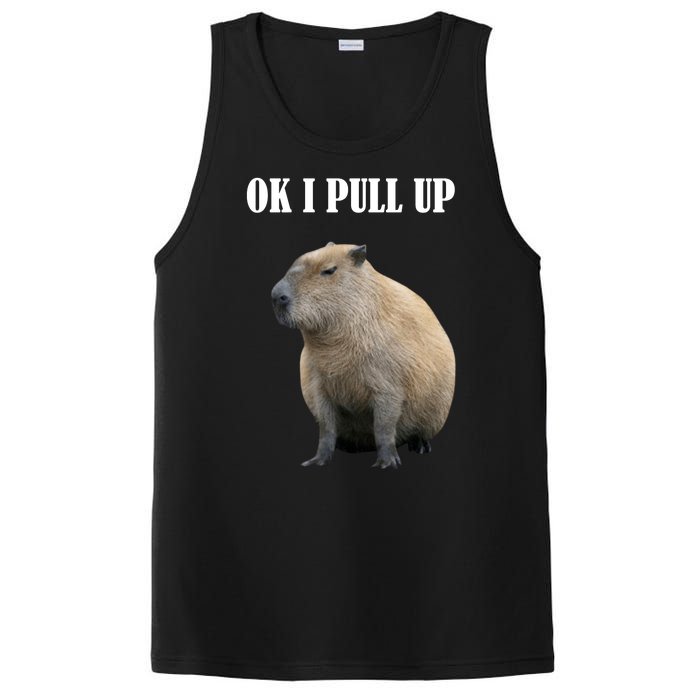 Ok I Pull Up Capybara Funny PosiCharge Competitor Tank