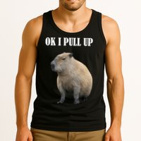 Ok I Pull Up Capybara Funny Tank Top