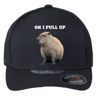 Ok I Pull Up Capybara Flexfit Unipanel Trucker Cap
