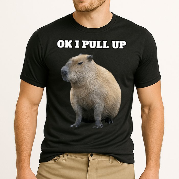 Ok I Pull Up Capybara Performance Shirt