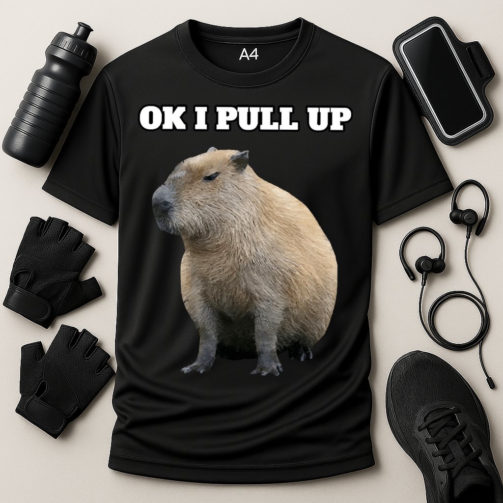 Ok I Pull Up Capybara Performance Shirt