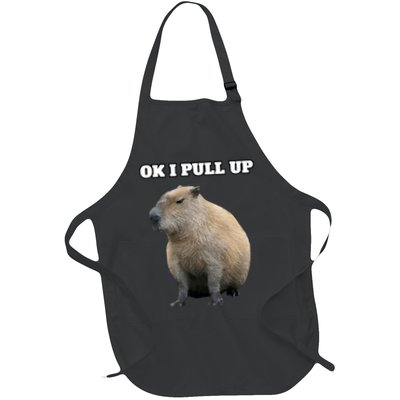 Ok I Pull Up Capybara Apron
