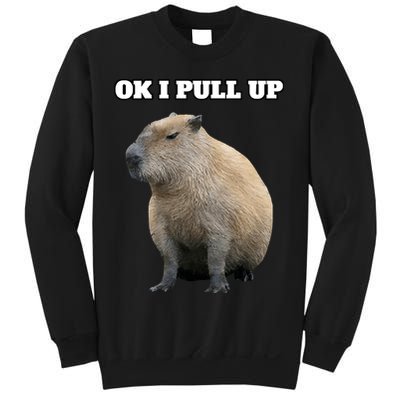 Ok I Pull Up Capybara Sweatshirt