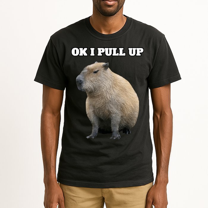 Ok I Pull Up Capybara Tall T-Shirt