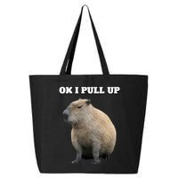 Ok I Pull Up Capybara 25L Jumbo Tote
