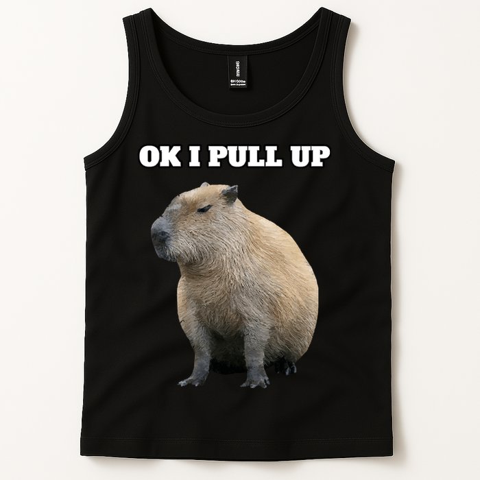 Ok I Pull Up Capybara Tank Top