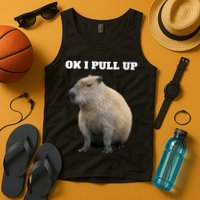 Ok I Pull Up Capybara Tank Top