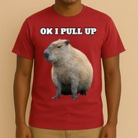 Ok I Pull Up Capybara T-Shirt