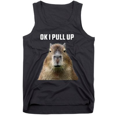 Ok I Pull Up Capybara Tank Top