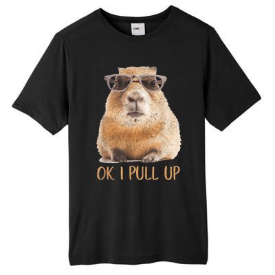 Ok I Pull Up Capybara Tall Fusion ChromaSoft Performance T-Shirt