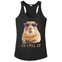 Ok I Pull Up Capybara Ladies PosiCharge Competitor Racerback Tank