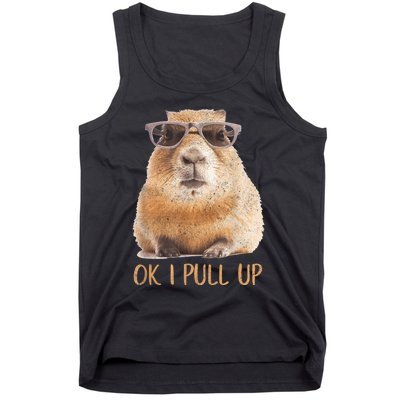 Ok I Pull Up Capybara Tank Top