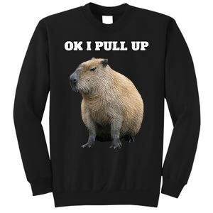 Ok I Pull Up Capybara Sweatshirt