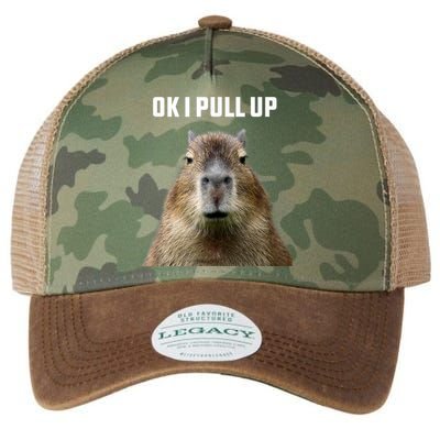 Ok I Pull Up Capybara Legacy Tie Dye Trucker Hat