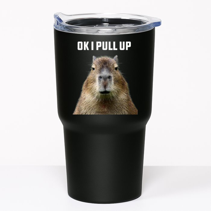 Ok I Pull Up Capybara Tumbler