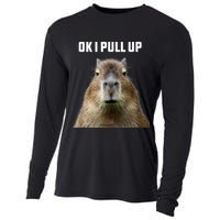 Ok I Pull Up Capybara Cooling Performance Long Sleeve Crew