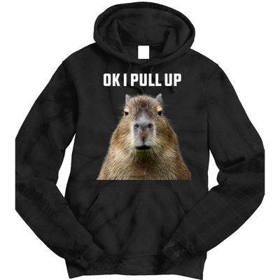 Ok I Pull Up Capybara Tie Dye Hoodie
