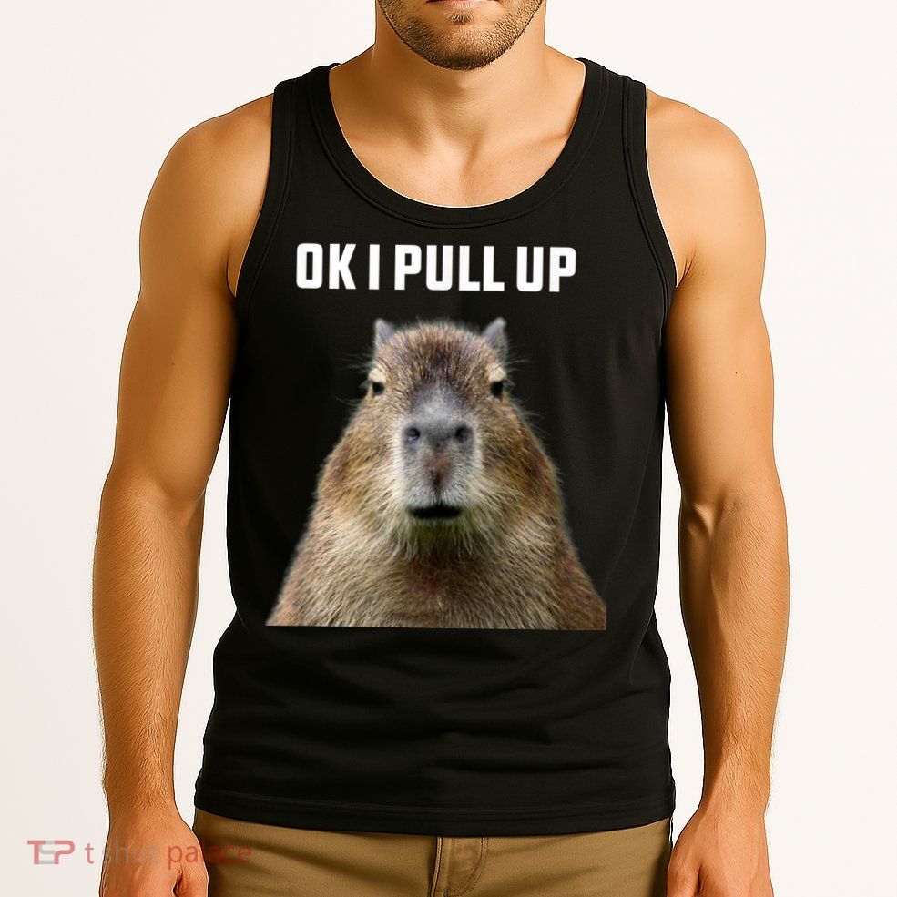 Ok I Pull Up Capybara Tank Top