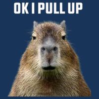 Ok I Pull Up Capybara Infant Baby Jersey Bodysuit