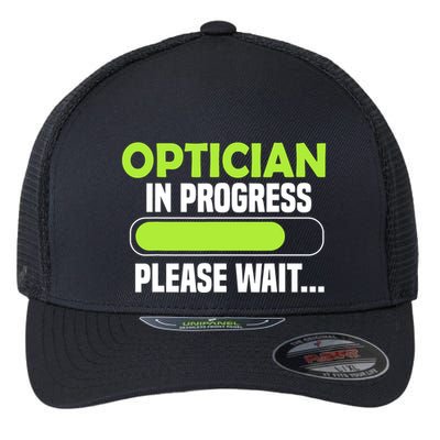 Optician in progress - Optometrist Flexfit Unipanel Trucker Cap
