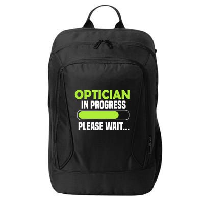 Optician in progress - Optometrist City Backpack