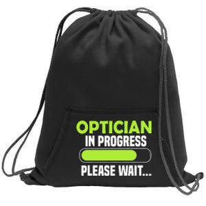 Optician in progress - Optometrist Sweatshirt Cinch Pack Bag