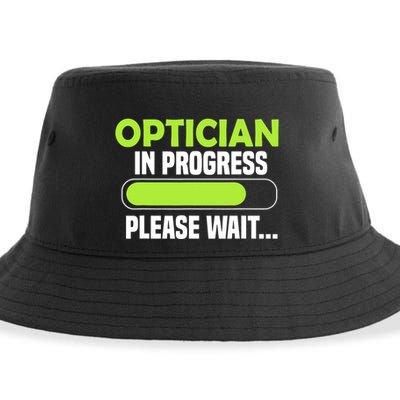 Optician in progress - Optometrist Sustainable Bucket Hat