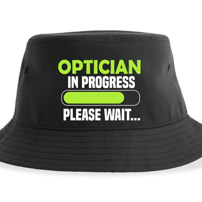 Optician in progress - Optometrist Sustainable Bucket Hat
