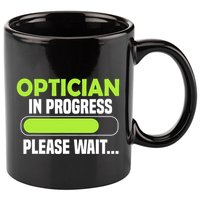 Optician in progress - Optometrist 11oz C Handle Ceramic Mug