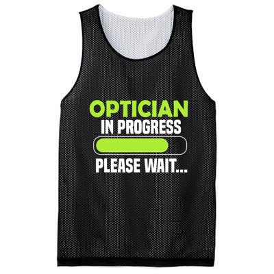 Optician in progress - Optometrist Mesh Reversible Basketball Jersey Tank