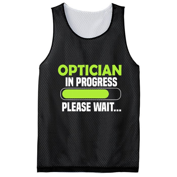 Optician in progress - Optometrist Mesh Reversible Basketball Jersey Tank