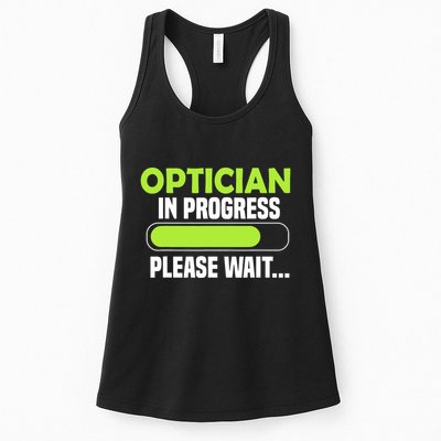 Optician in progress - Optometrist Womens Tank Top