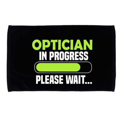 Optician in progress - Optometrist Microfiber Hand Towel
